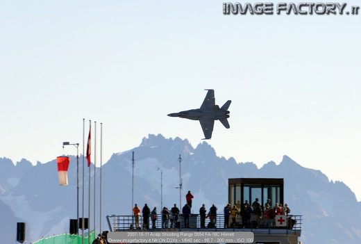 2007-10-11 Axalp Shooting Range 0554 FA-18C Hornet